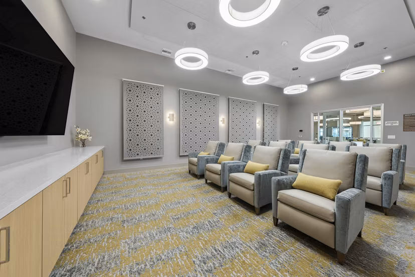 theater at Album Union Village Apartments
