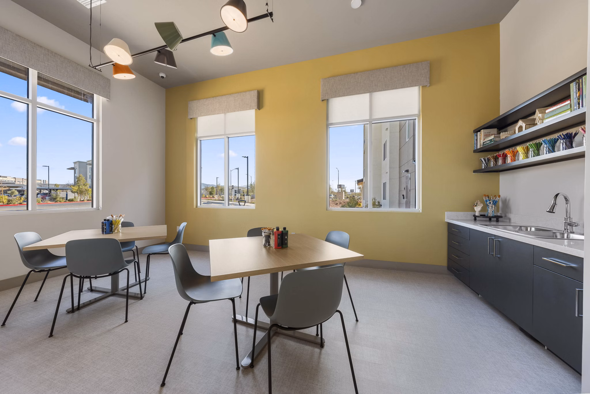 clubhouse at Album Union Village Apartments