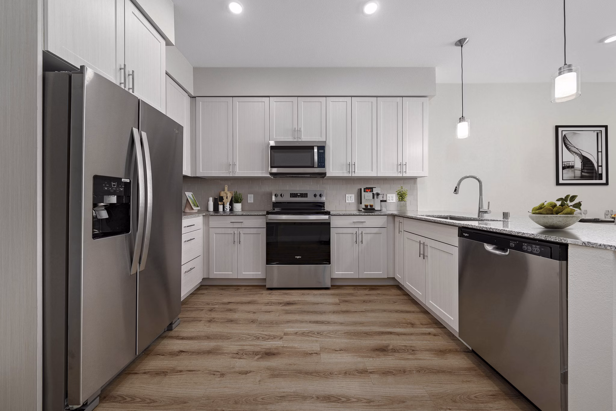 kitchen at Album Union Village Apartments