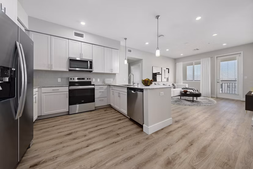 kitchen at Album Union Village Apartments