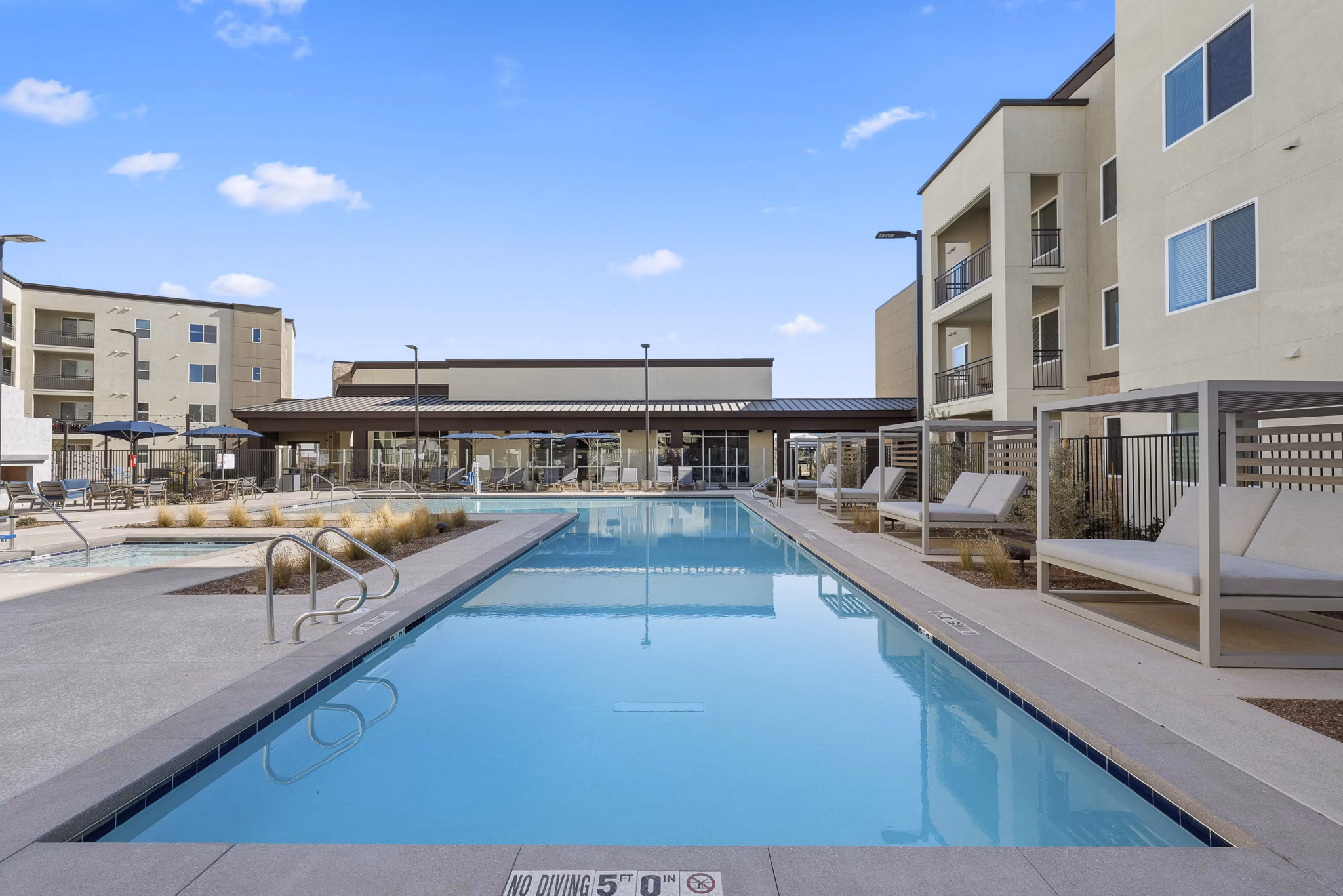 pool at Album Union Village Apartments