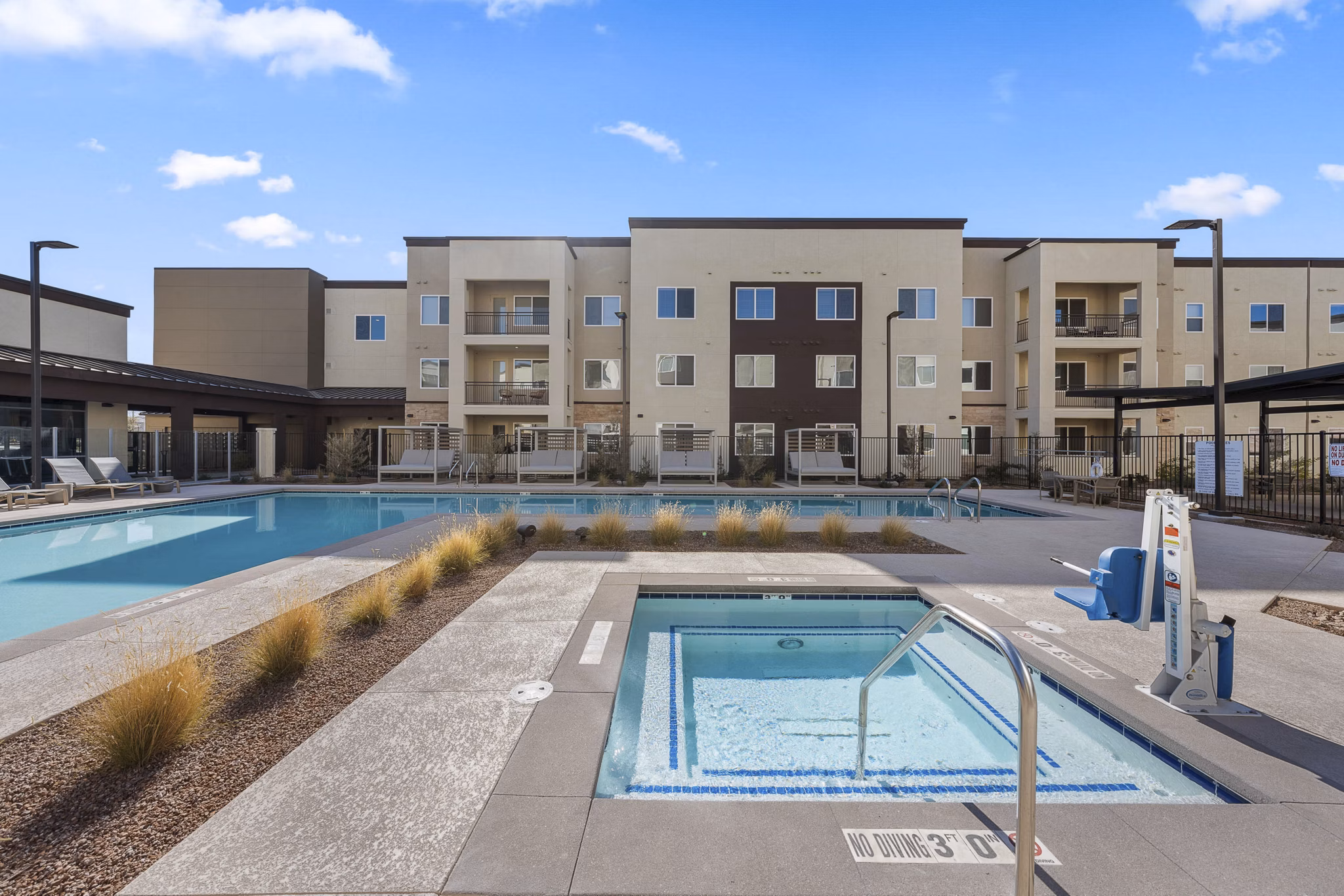 pool at Album Union Village Apartments