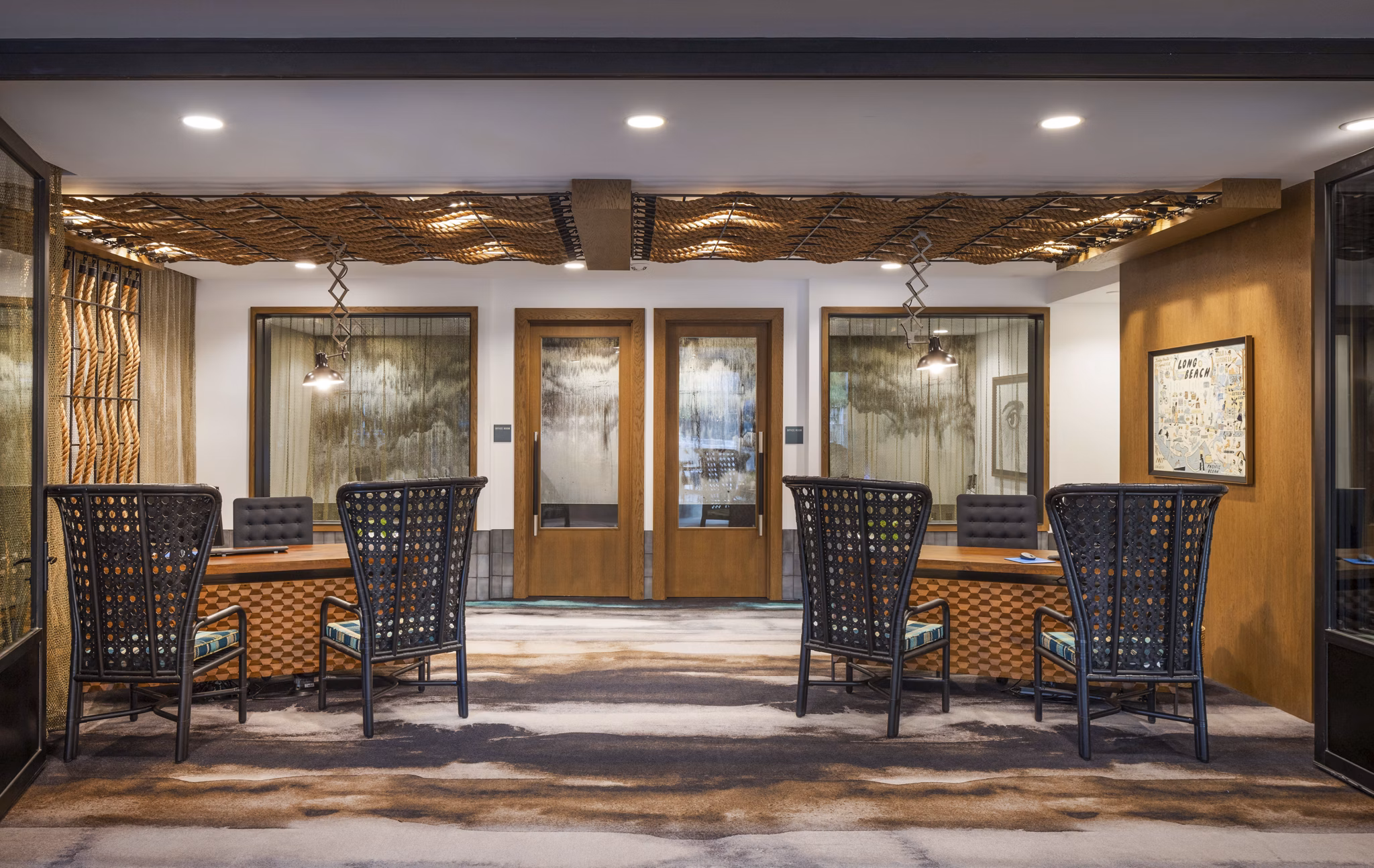 Elegant clubhouse with modern design at Broadstone Inkwell Apartments, ideal for gatherings and social events