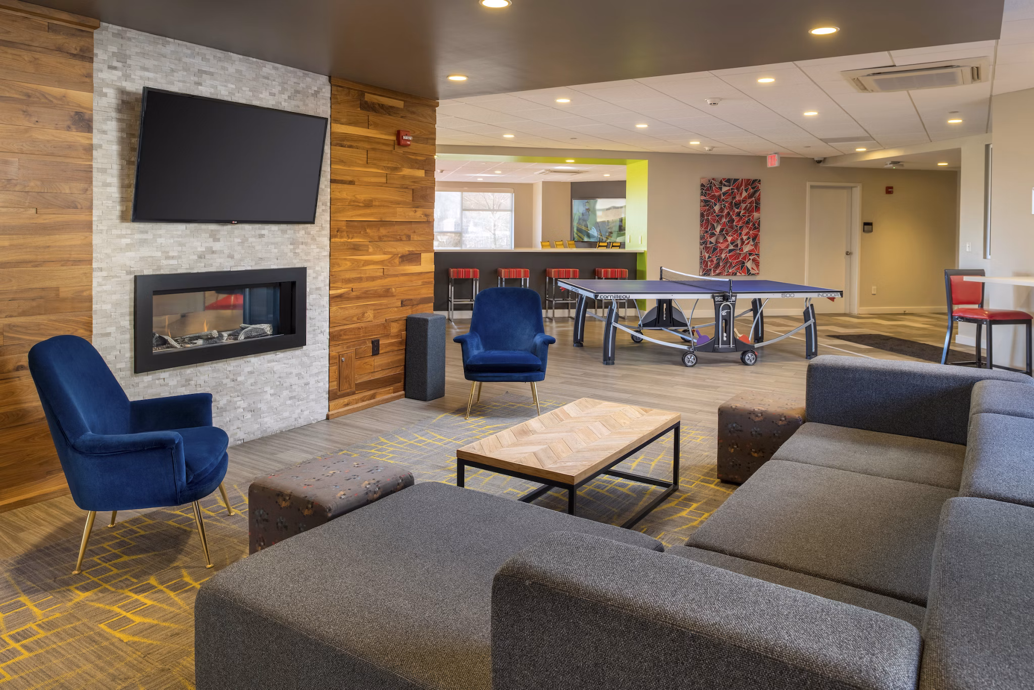 clubhouse at Hillside Commons Apartments