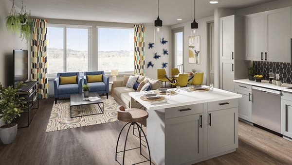 rendering at Outlook Table Mesa Apartments