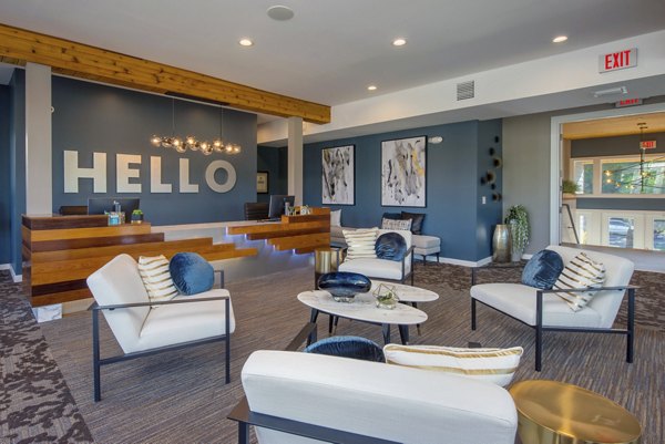Luxurious clubhouse with contemporary design at Westmount at Winter Park Apartments
