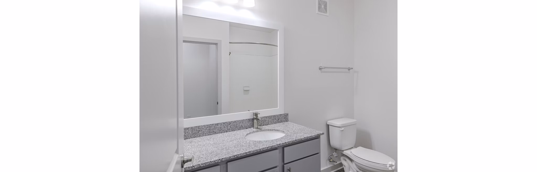 Bathroom featuring modern fixtures at Advenir at Walker's Ridge Apartments luxury rentals