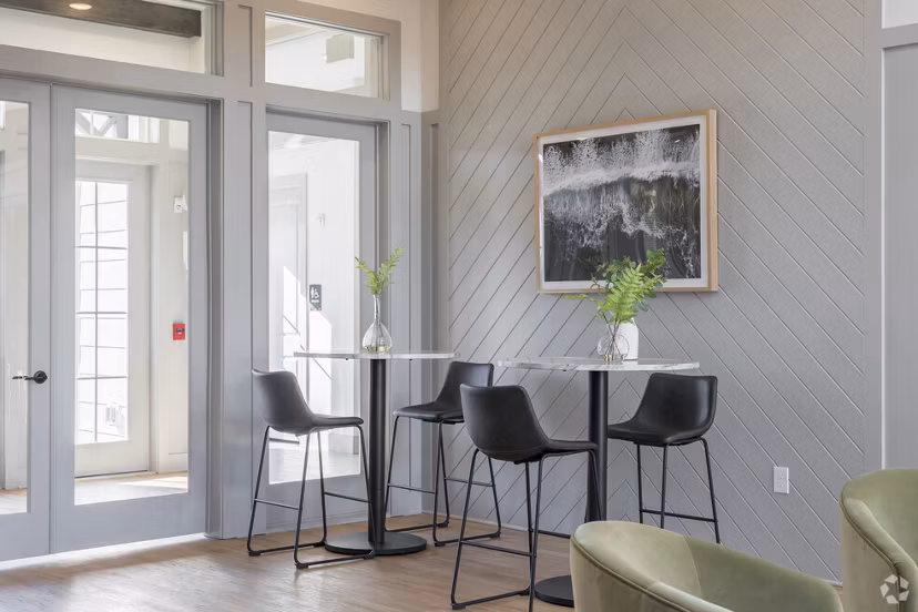 Elegant clubhouse with modern design at Advenir at Walker's Ridge Apartments