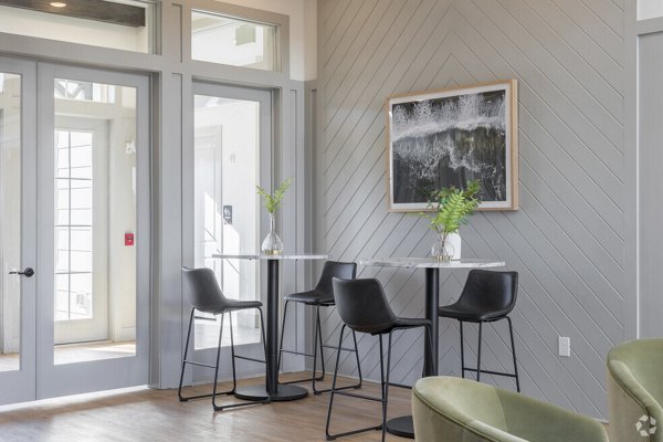 Elegant clubhouse with modern design at Advenir at Walker's Ridge Apartments