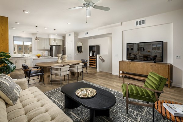 Suncrest at Ponte Vista Apartments: Elegant living room with modern furnishings and ample natural light