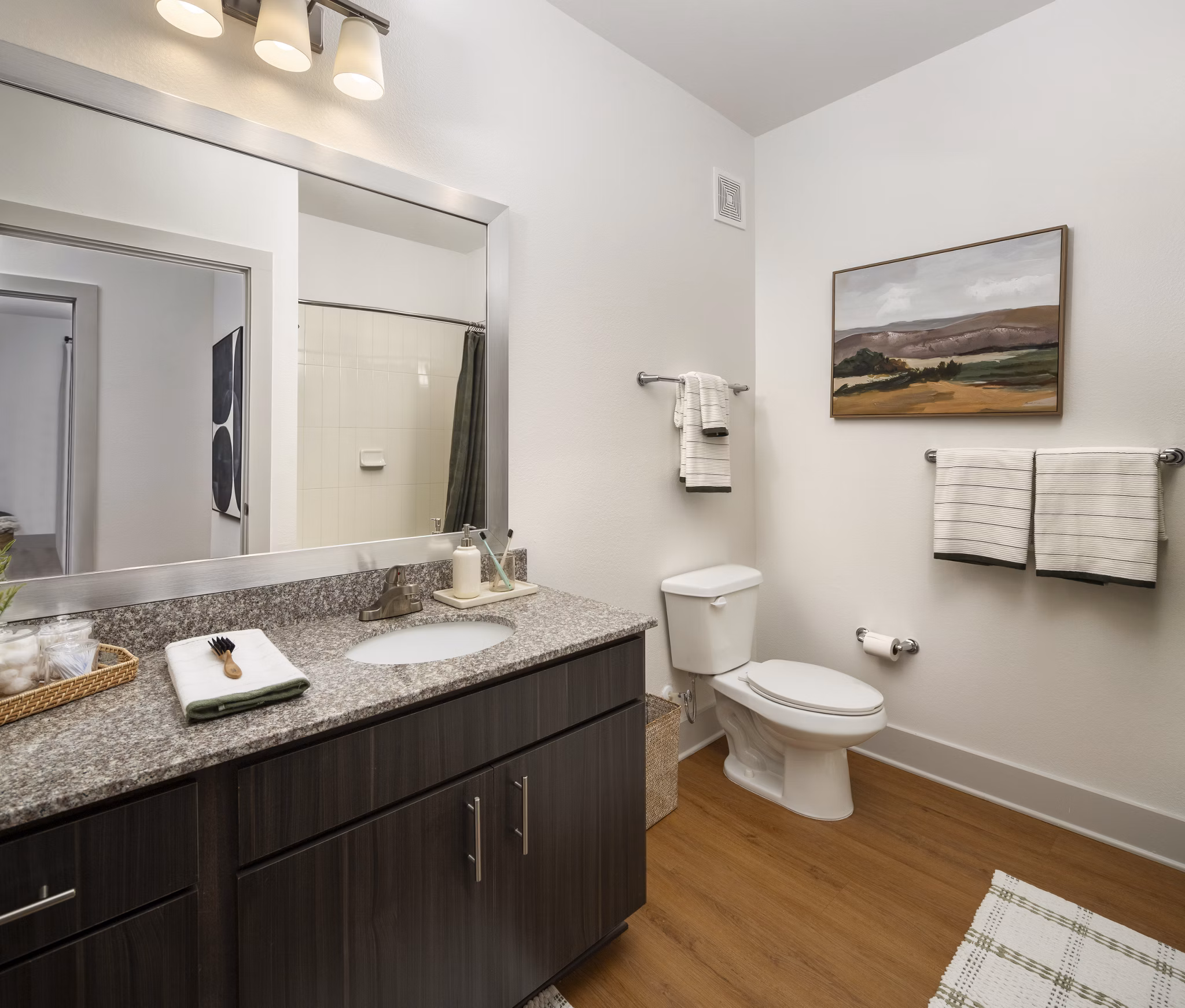 bathroom at The Arden Apartments