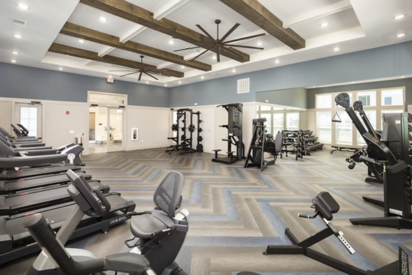 Modern fitness center with state-of-the-art equipment at Arden Apartments
