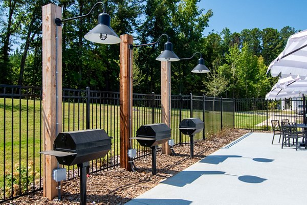 Mail area with modern design at Summerwell Parkway Village Apartments