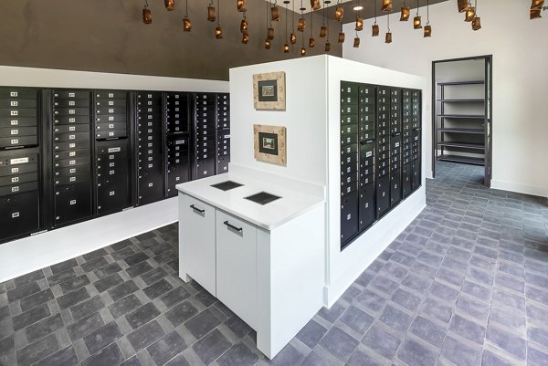 mail room at Milo Apartments