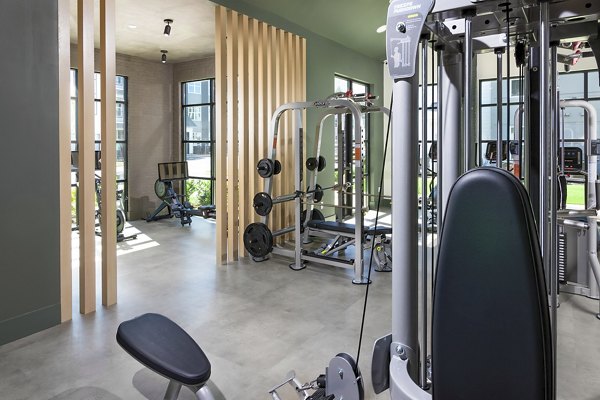 fitness center at Milo Apartments