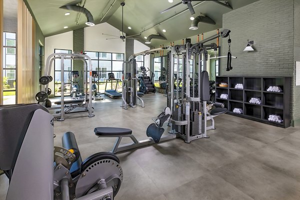 Fitness center with state-of-the-art equipment at Milo Apartments for a luxury lifestyle