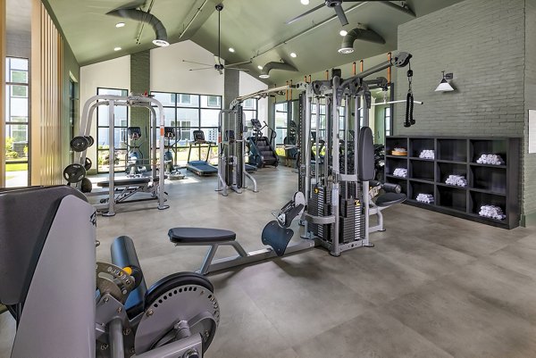 fitness center at Milo Apartments