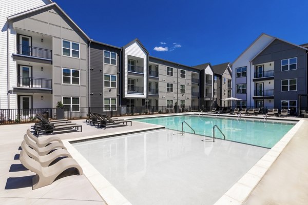 Rooftop pool with ocean views at Milo Apartments