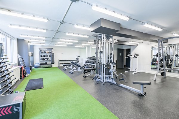 State-of-the-art fitness center with modern equipment at Oriana Apartments for active living