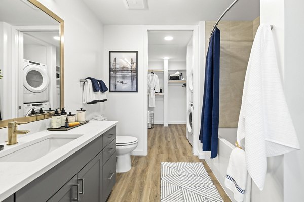 bathroom at Willamette Tower Apartments