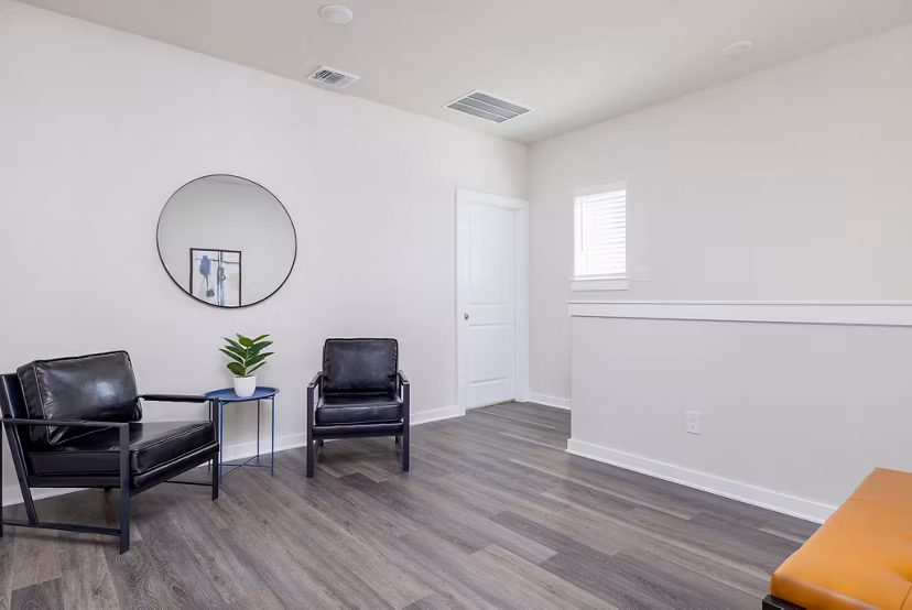 Bright kitchen with modern appliances at Caso University Heights Apartments