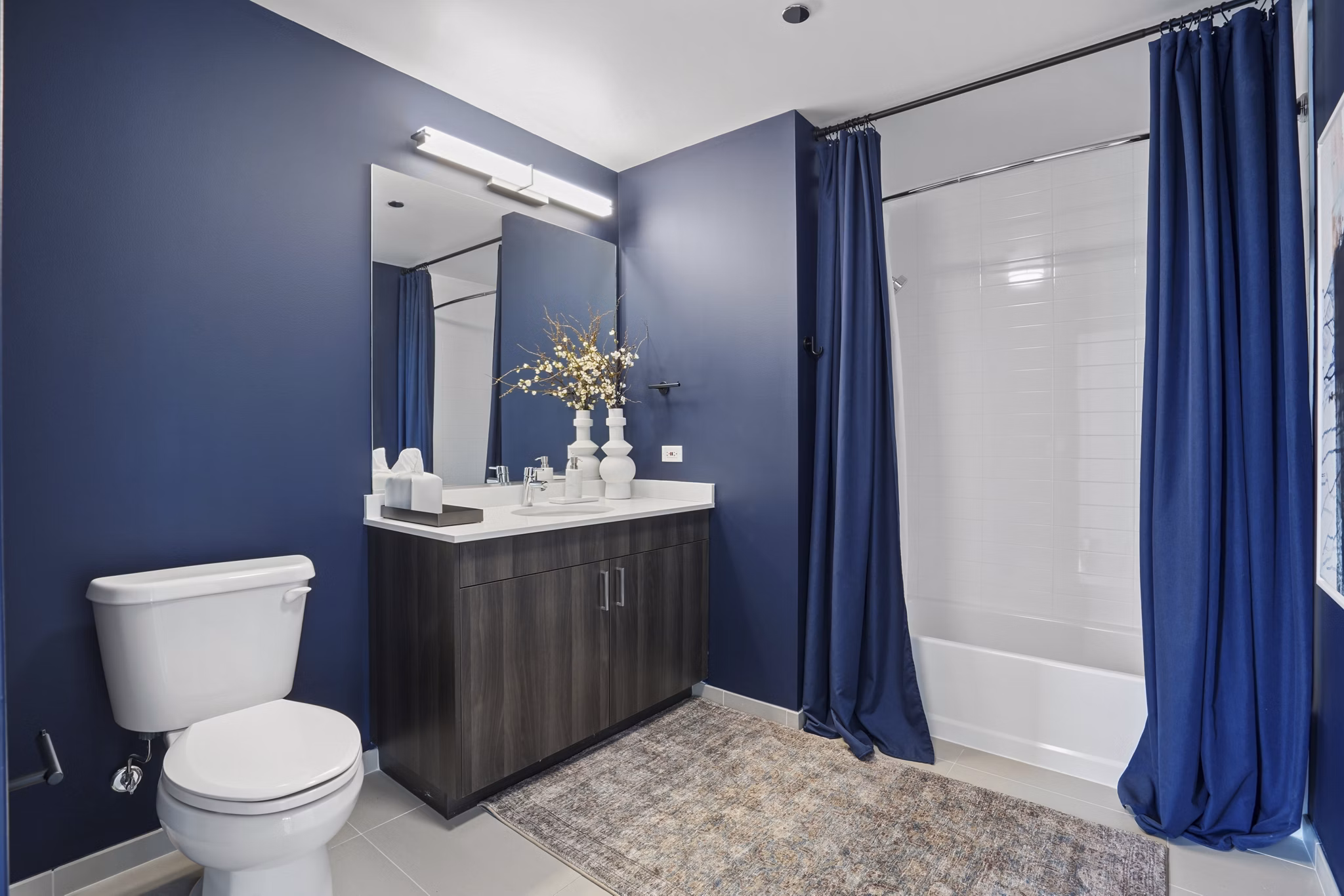 bathroom at Spoke Apartments