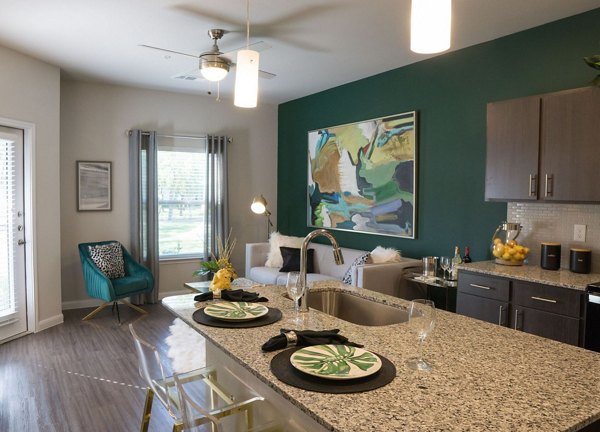 kitchen at Timberhill Commons Apartments