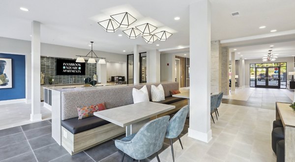 Modern clubhouse with recreational space at Innsbrook Square Apartments