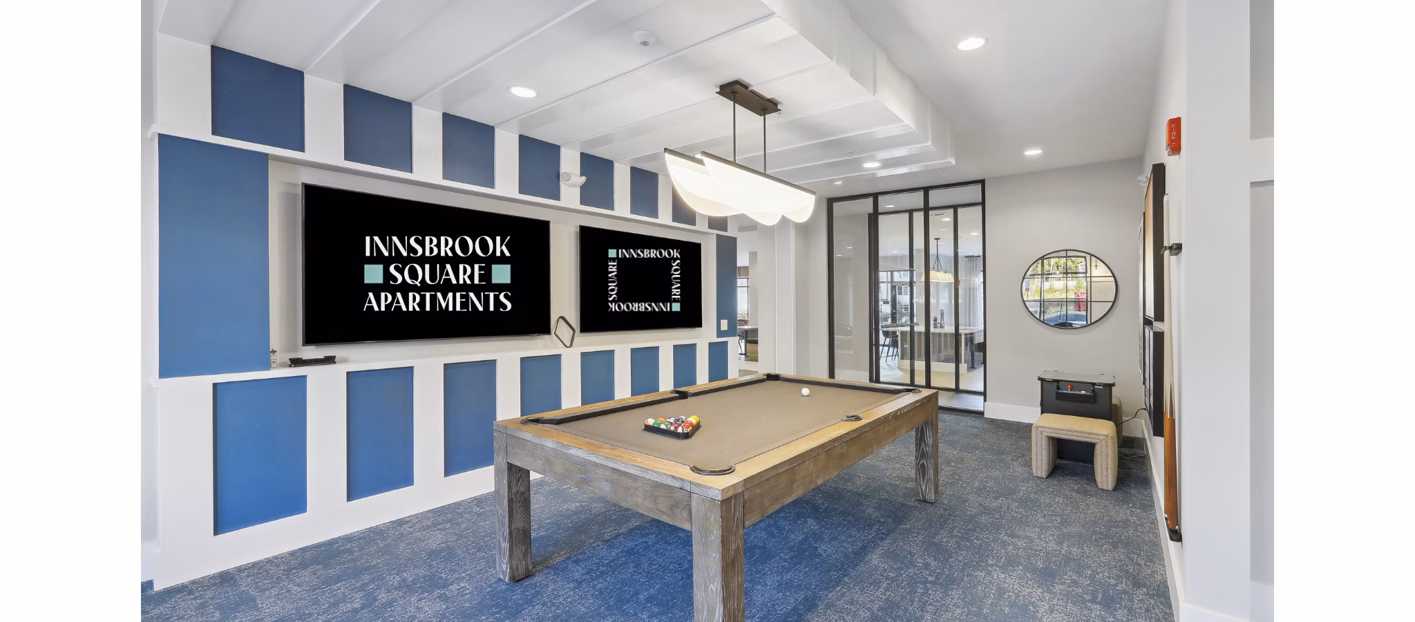 Game room featuring billiards table at Innsbrook Square Apartments
