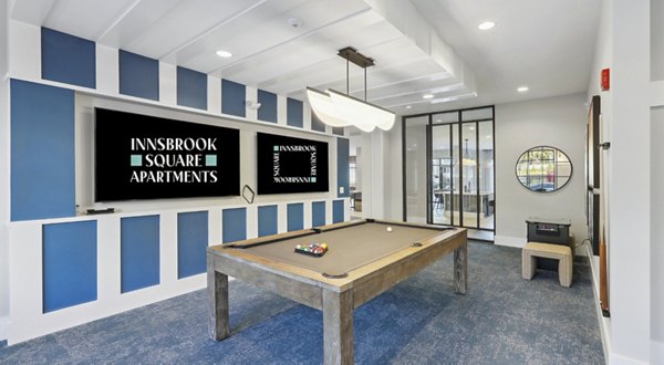 Game room featuring billiards table at Innsbrook Square Apartments