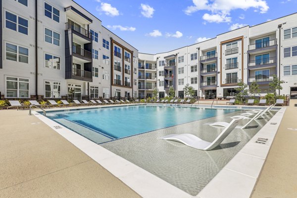 Serene outdoor pool at Innsbrook Square Apartments offering a tranquil atmosphere for relaxation and recreation