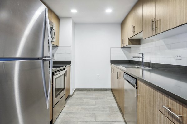 kitchen at Embankment House Apartments