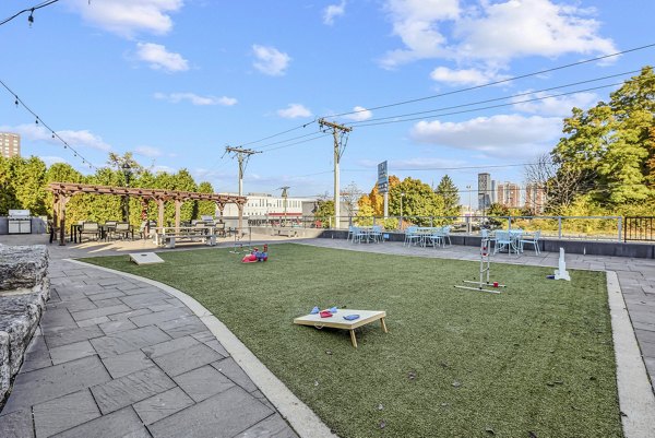 dog park at Embankment House Apartments