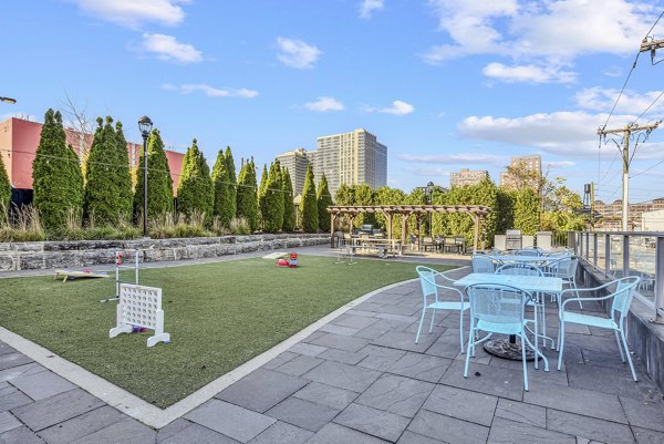 dog park at Embankment House Apartments