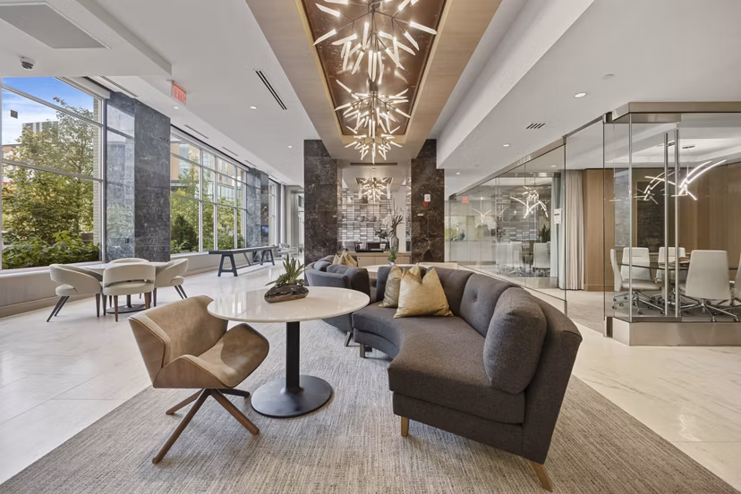 clubhouse at Hanover North Cambridge Apartments