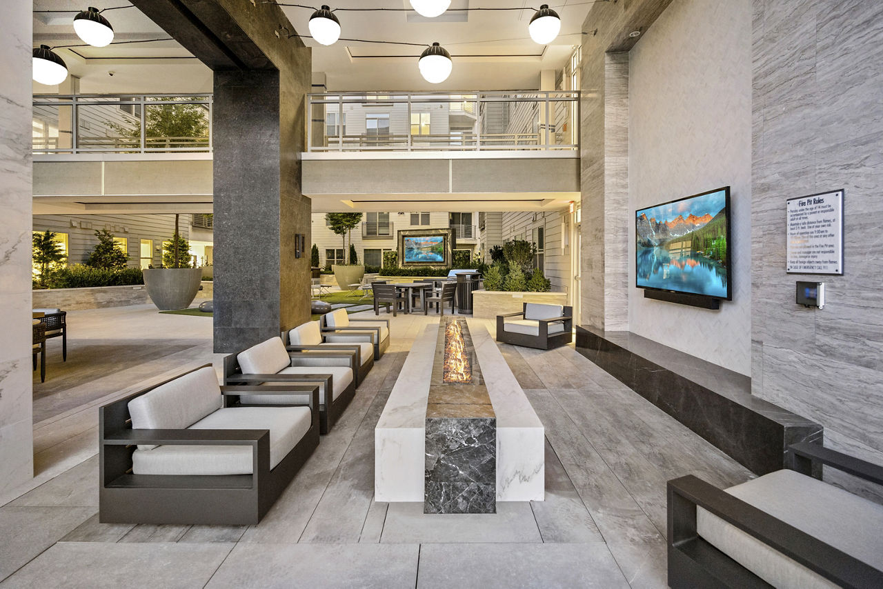 Lounge at Urbane At Alewife