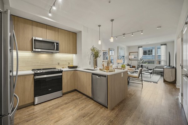 kitchen at Hanover North Cambridge Apartments