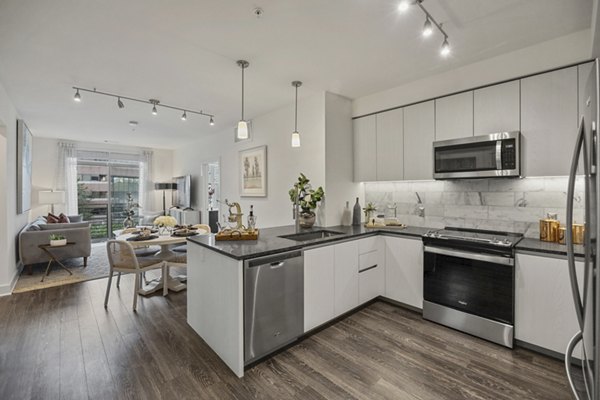 kitchen at Hanover North Cambridge Apartments