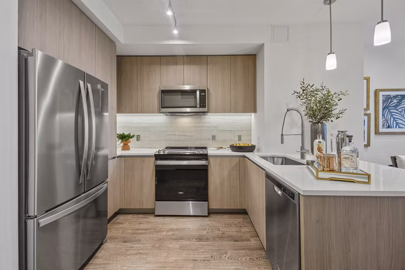 kitchen at Hanover North Cambridge Apartments
