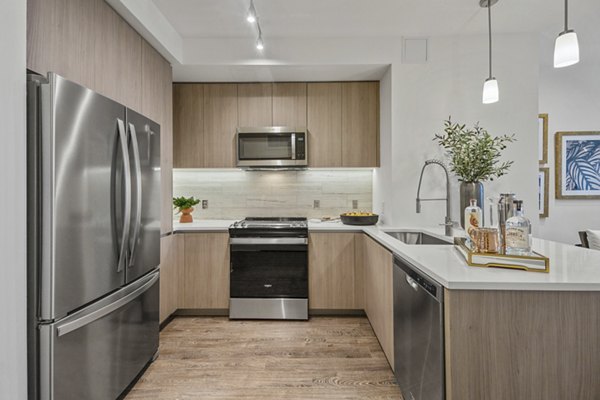 kitchen at Hanover North Cambridge Apartments