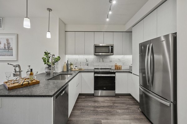 kitchen at Hanover North Cambridge Apartments