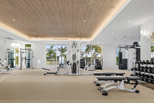 fitness center at Elan Palm Reserve Apartments