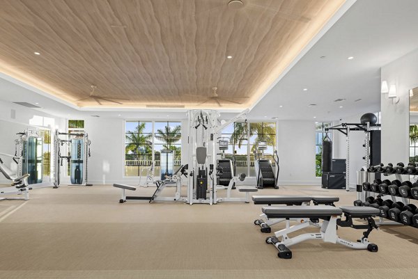 fitness center at Elan Palm Reserve Apartments 