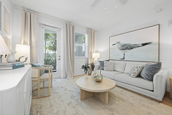 living room at Elan Palm Reserve Apartments 