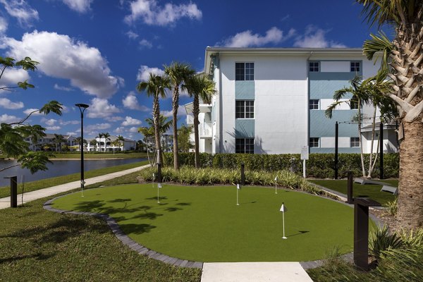 patio at Elan Palm Reserve Apartments