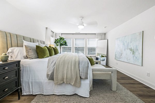 Spacious bedroom featuring modern decor at Affinity at Kendrick Apartments