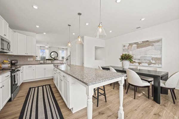 dining room at Affinity at Oak Hills Apartments 