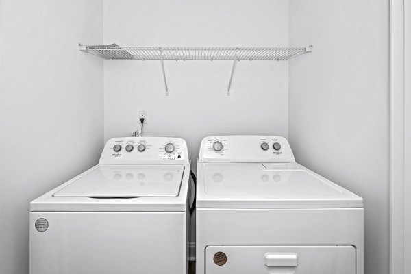 laundry room at Affinity at Oak Hills Townhomes