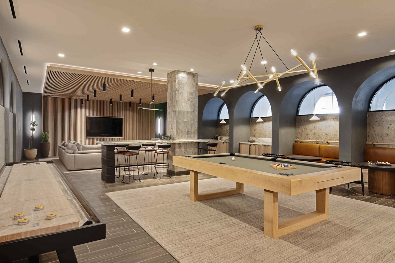 Game room at Denizen Apartments (1 of 3)
