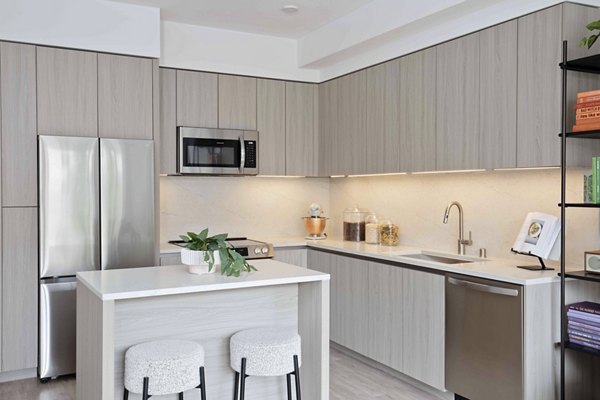 kitchen at Denizen Apartments